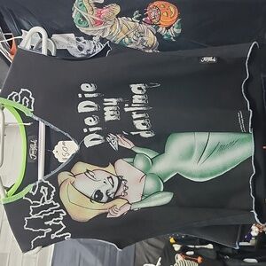 Graphic Sleeveless Top with MISFITS Print